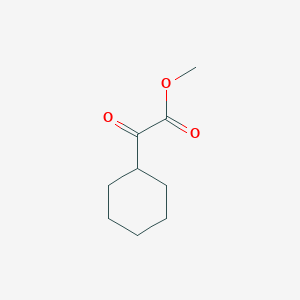 Methyl 2-cyclohexyl-2-oxoacetate chemical structure (CAS 62783-63-5)