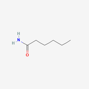 Hexanamide chemical structure (CAS 628-02-4)