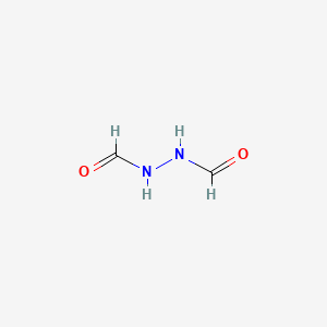 1,2-Diformylhydrazine chemical structure (CAS 628-36-4)