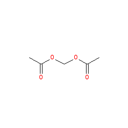 Methylene diacetate chemical structure (CAS 628-51-3)