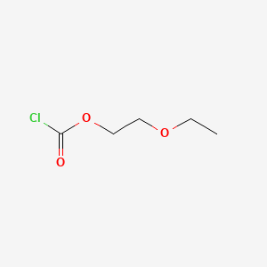 2-Ethoxyethyl carbonochloridate chemical structure (CAS 628-64-8)