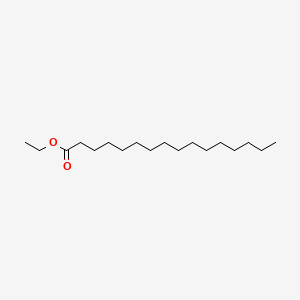 Ethyl palmitate chemical structure (CAS 628-97-7)