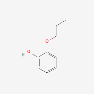 2-Propoxyphenol chemical structure (CAS 6280-96-2)