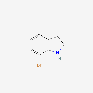 7-Bromoindoline chemical structure (CAS 62813-85-8)