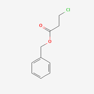 Benzyl 3-chloropropanoate chemical structure (CAS 6282-07-1)