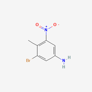 3-Bromo-4-methyl-5-nitroaniline chemical structure (CAS 62827-39-8)