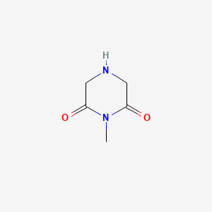 1-Methylpiperazine-2,6-dione chemical structure (CAS 62828-00-6)