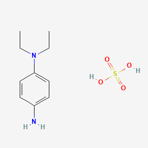 N1,N1-Diethylbenzene-1,4-diamine sulfate chemical structure (CAS 6283-63-2)