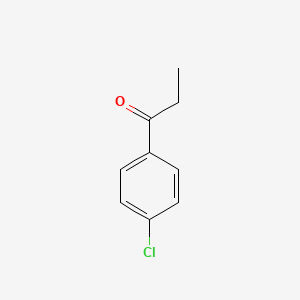 4'-Chloropropiophenone chemical structure (CAS 6285-05-8)