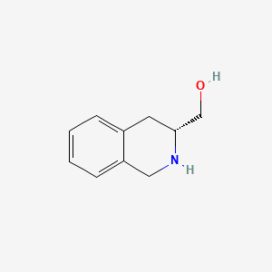 (R)-(1,2,3,4-Tetrahydroisoquinolin-3-yl)methanol chemical structure (CAS 62855-02-1)