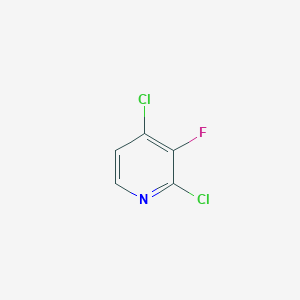 2,4-Dichloro-3-fluoropyridine chemical structure (CAS 628691-85-0)