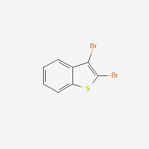 2,3-Dibromobenzo[b]thiophene chemical structure (CAS 6287-82-7)