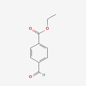 Ethyl 4-formylbenzoate chemical structure (CAS 6287-86-1)