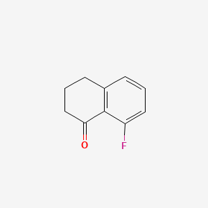8-Fluoro-1-tetralone chemical structure (CAS 628731-58-8)