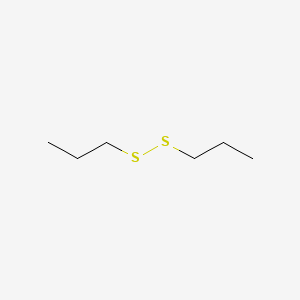 1,2-Dipropyldisulfane chemical structure (CAS 629-19-6)