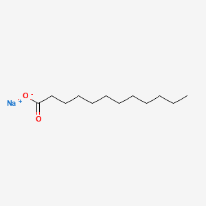 Sodium dodecanoate chemical structure (CAS 629-25-4)