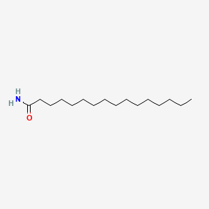Palmitamide chemical structure (CAS 629-54-9)