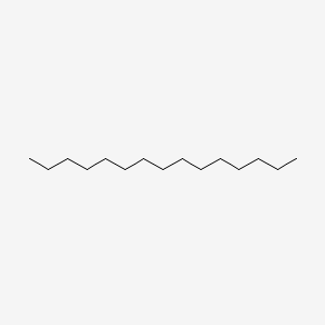 N-Pentadecane chemical structure (CAS 629-62-9)