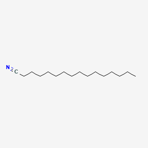 HExadecanenitrile chemical structure (CAS 629-79-8)