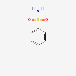 4-(tert-Butyl)benzenesulfonamide chemical structure (CAS 6292-59-7)