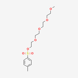 2,5,8,11-Tetraoxatridecan-13-yl 4-methylbenzenesulfonate chemical structure (CAS 62921-76-0)