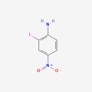 2-Iodo-4-nitroaniline chemical structure (CAS 6293-83-0)