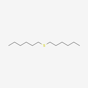 Di-n-hexylsulfide chemical structure (CAS 6294-31-1)