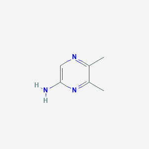 5,6-Dimethylpyrazin-2-amine chemical structure (CAS 6294-70-8)