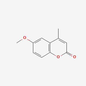 6-Methoxy-4-methyl-2H-chromen-2-one chemical structure (CAS 6295-35-8)