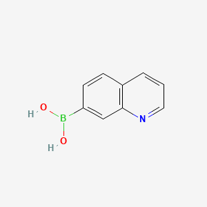 7-Quinolinylboronic acid chemical structure (CAS 629644-82-2)