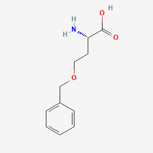 (S)-2-Amino-4-(benzyloxy)butanoic acid chemical structure (CAS 62965-20-2)