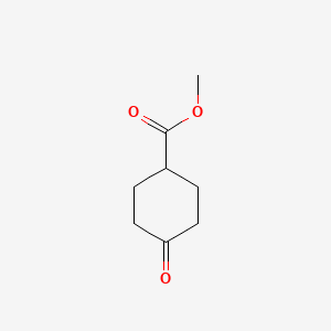 Methyl 4-oxocyclohexanecarboxylate chemical structure (CAS 6297-22-9)