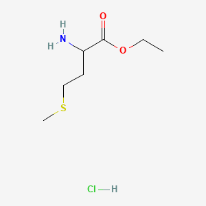 Ethyl 2-amino-4-(methylthio)butanoate hydrochloride chemical structure (CAS 6297-53-6)
