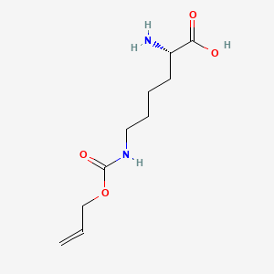 H-Lys(Aloc)-OH chemical structure (CAS 6298-03-9)