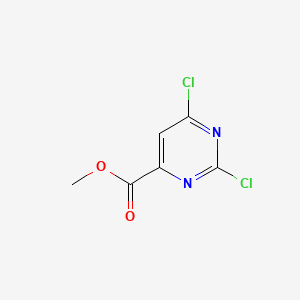 Methyl 2,6-dichloropyrimidine-4-carboxylate chemical structure (CAS 6299-85-0)