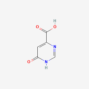 6-Hydroxypyrimidine-4-carboxylic acid chemical structure (CAS 6299-87-2)