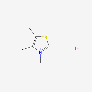 3,4,5-Trimethylthiazol-3-ium iodide chemical structure (CAS 62993-85-5)