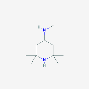 N,2,2,6,6-Pentamethylpiperidin-4-amine chemical structure (CAS 62995-79-3)