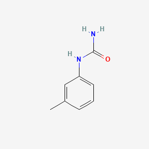 1-(m-Tolyl)urea chemical structure (CAS 63-99-0)