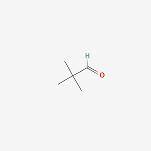 Pivalaldehyde chemical structure (CAS 630-19-3)