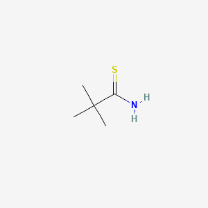 2,2-Dimethylpropanethioamide chemical structure (CAS 630-22-8)