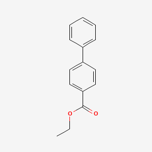 Ethyl [1,1'-biphenyl]-4-carboxylate chemical structure (CAS 6301-56-0)