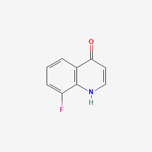 8-Fluoroquinolin-4-ol chemical structure (CAS 63010-71-9)