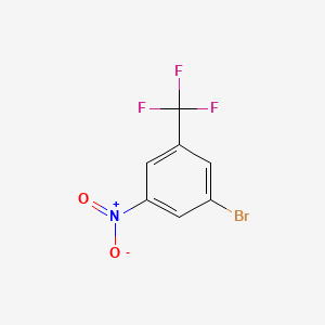 1-Bromo-3-nitro-5-(trifluoromethyl)benzene chemical structure (CAS 630125-49-4)