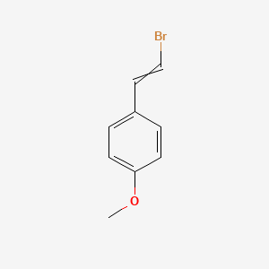 1-(2-Bromovinyl)-4-methoxybenzene chemical structure (CAS 6303-59-9)