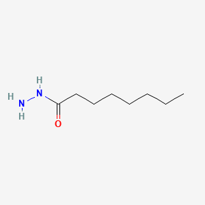 Octanehydrazide chemical structure (CAS 6304-39-8)