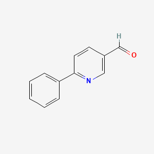 6-Phenylnicotinaldehyde chemical structure (CAS 63056-20-2)