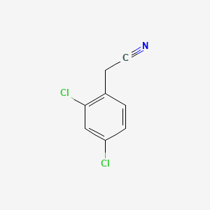2-(2,4-Dichlorophenyl)acetonitrile chemical structure (CAS 6306-60-1)