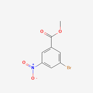 Methyl 3-bromo-5-nitrobenzoate chemical structure (CAS 6307-87-5)