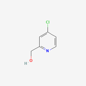 (4-Chloropyridin-2-yl)methanol chemical structure (CAS 63071-10-3)